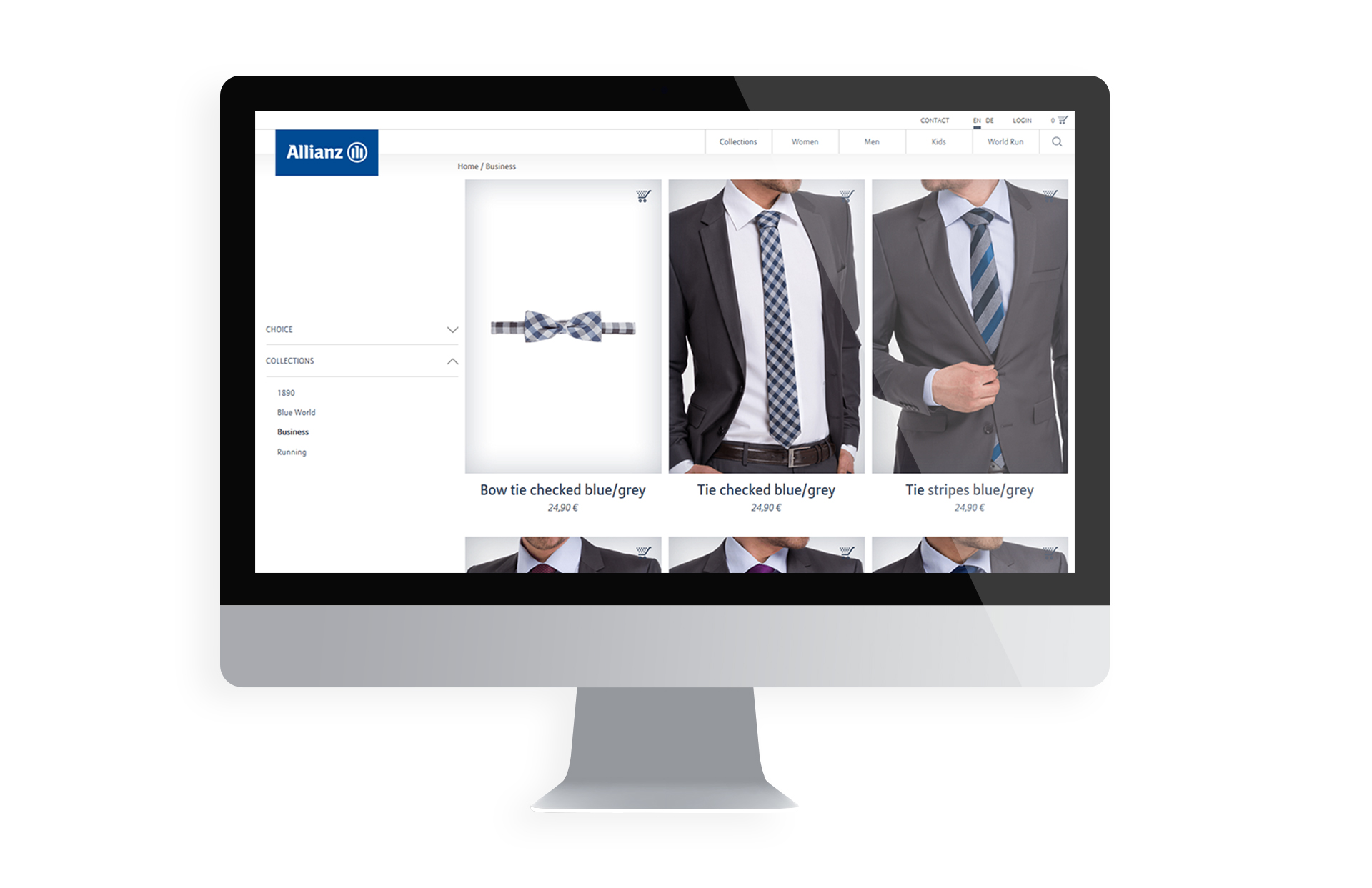 Allianz SE webdesign shop webshop ecommerce website design responsive LAKE5 Consulting GmbH Hannover Germany